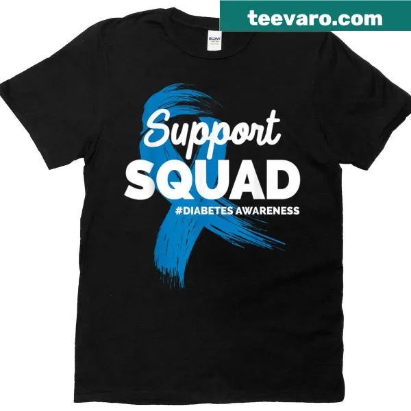 Diabetes awareness t-shirt promoting support and understanding