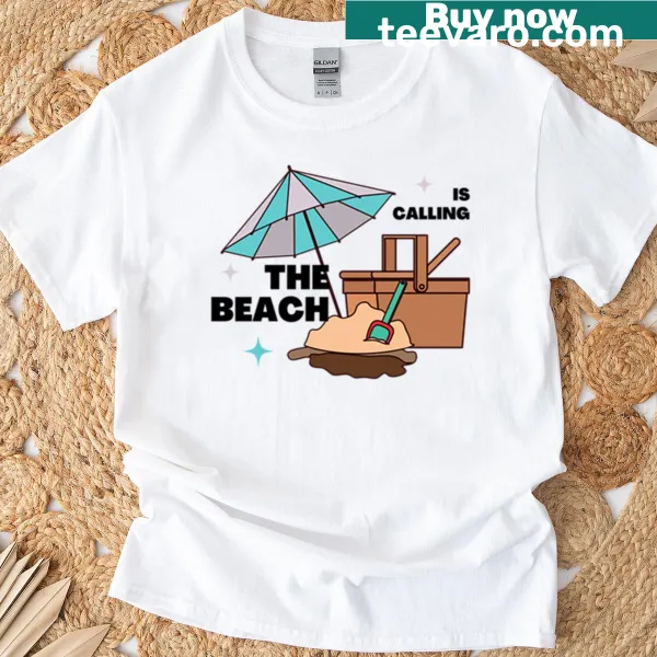 Beach-themed T-shirt capturing summer vibes