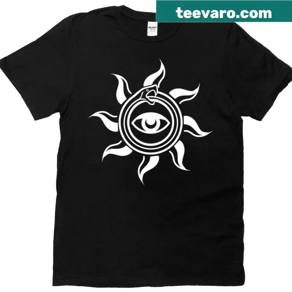 Minimalist Shapewright insignia graphic T-shirt in white