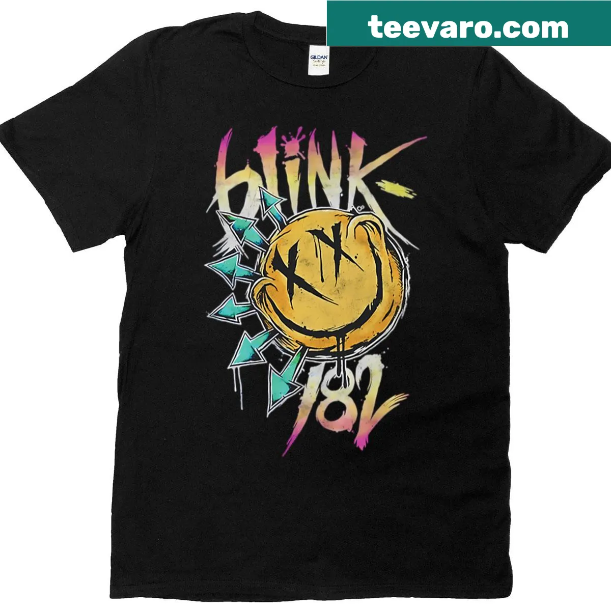 Blinks 182 concert T-shirt for music lovers and fans — on a men's t-shirt