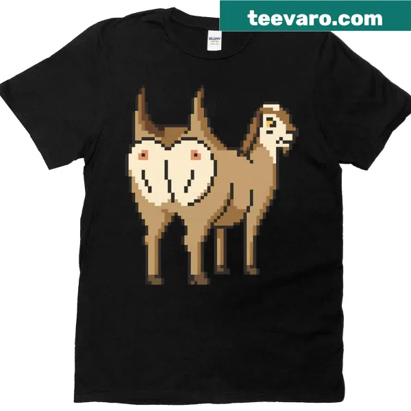 8-bit illustration of two-butted goat from Bob's Burgers