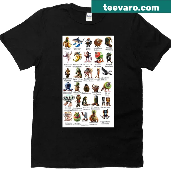 Bold T-shirt with 'Brain Rot' text in edgy style