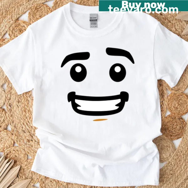 Funny 'Brick Face' typography graphic on a men's t-shirt