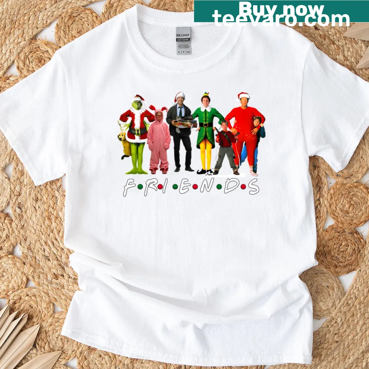 The Santa Clause movie T-shirt for Christmas fans. — on a men's t-shirt