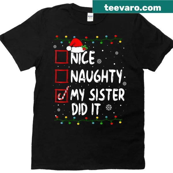 Funny family matching t-shirt with Christmas theme