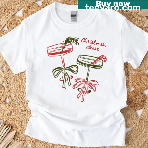 Retro cocktail design with festive holiday phrases