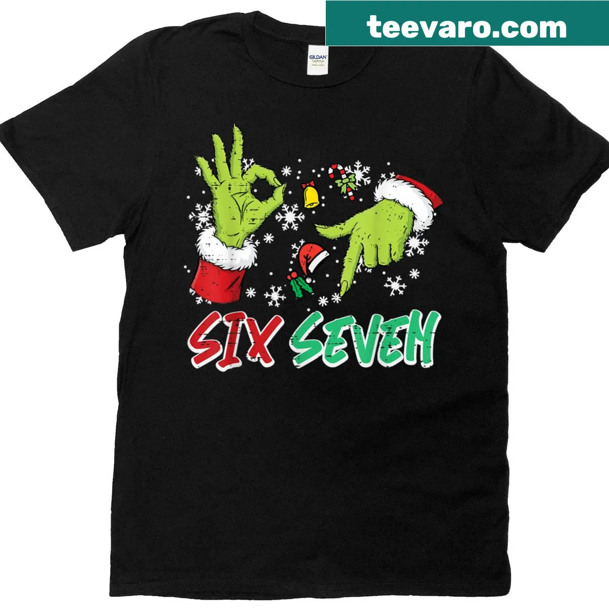 Funny Christmas meme T-shirt with playful text — on a men's t-shirt