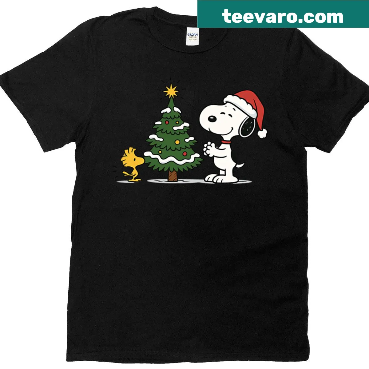 Cute bunny illustration wishing a Happy New Year 2026 on a T-shirt — on a men's t-shirt
