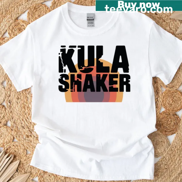 Kula Shaker-inspired t-shirt with nostalgic typography