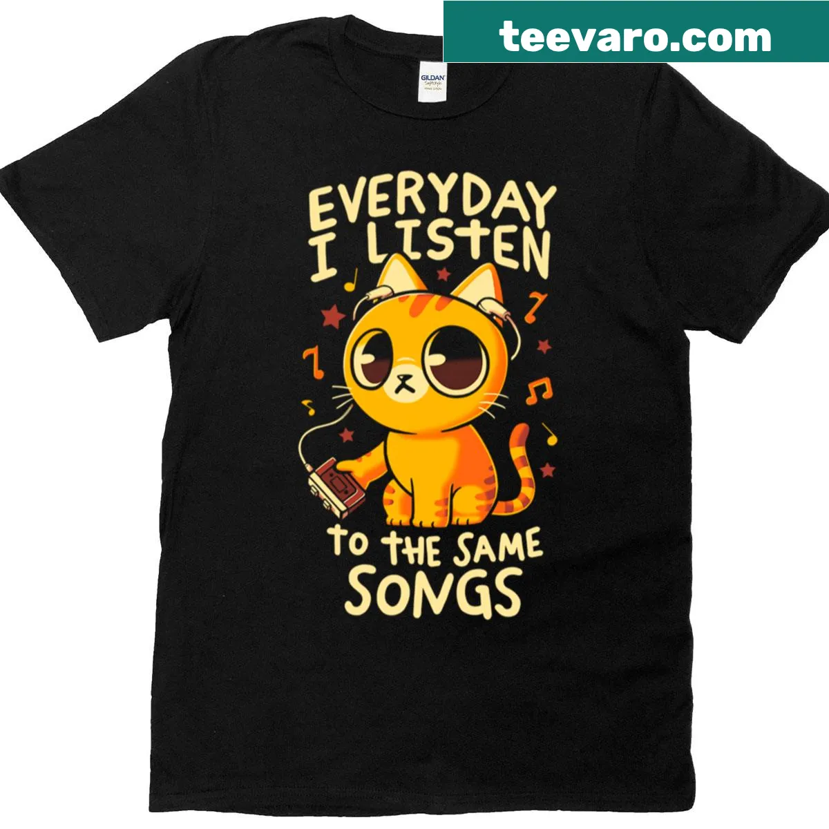 Coffee-themed T-shirt with playful design for coffee lovers — on a men's t-shirt