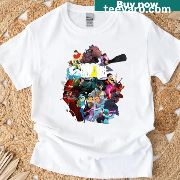 Graphic Dispatch Game T-shirt with gaming elements