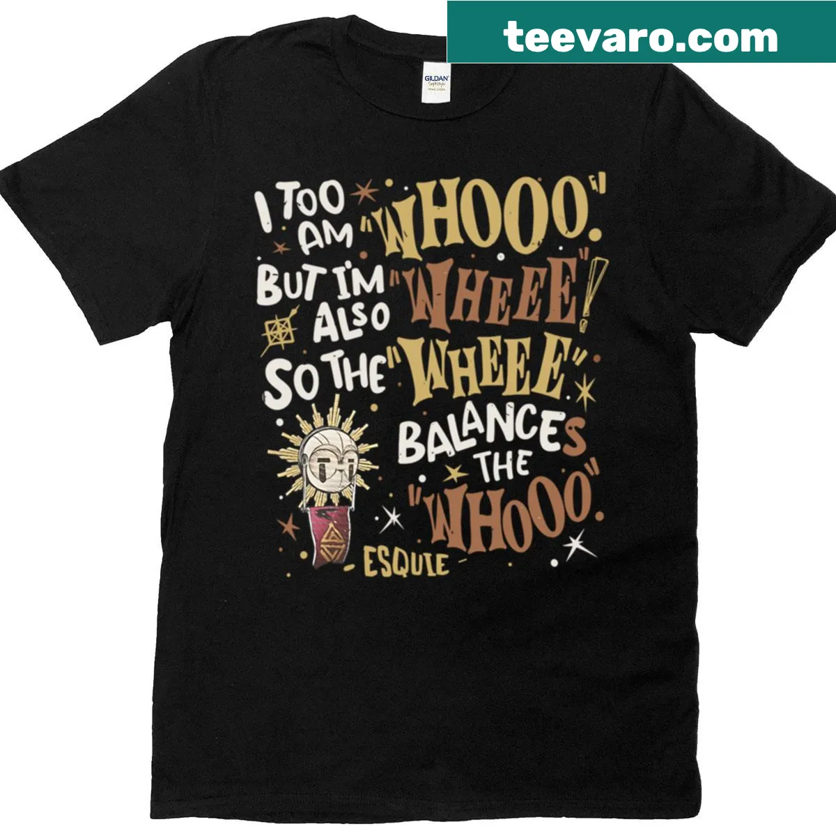 Adventure-themed T-shirt with expedition graphic design — on a men's t-shirt