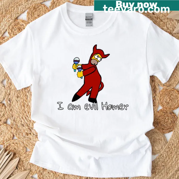 T-shirt depicting a humorous version of Evil Homer