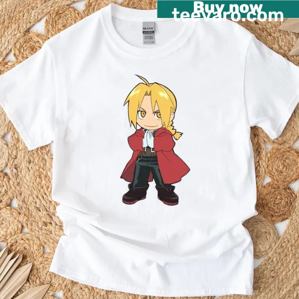 T-shirt with detailed artwork of Edward and Alphonse Elric from Fullmetal Alchemist