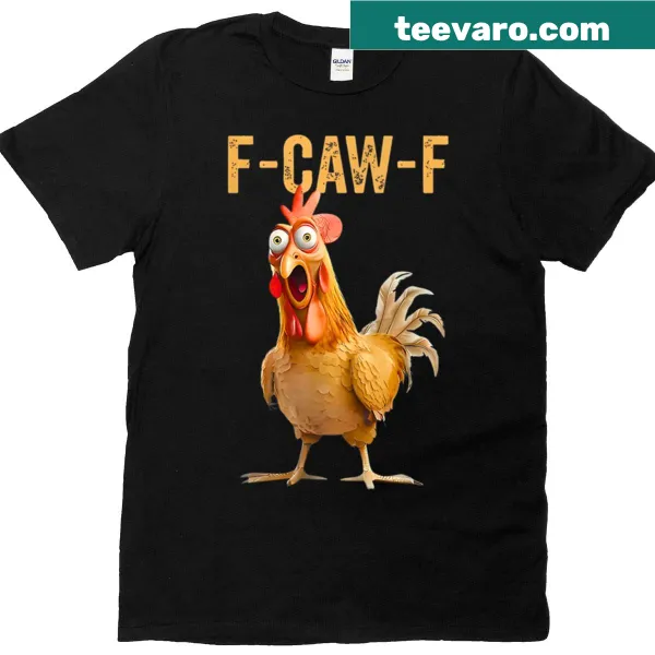 Humorous t-shirt featuring clever chicken-themed text