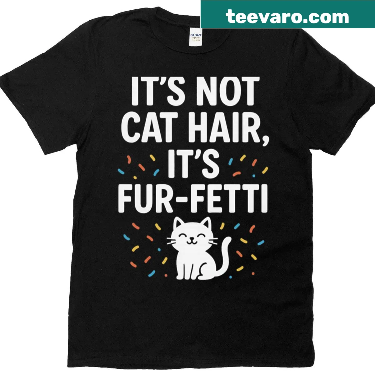 Vintage-style t-shirt featuring playful dog paw prints — on a men's t-shirt