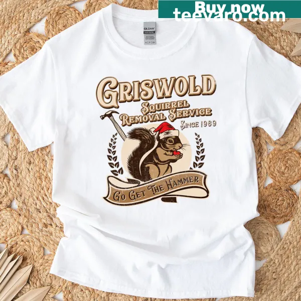 Funny T-shirt for a fictional squirrel removal service
