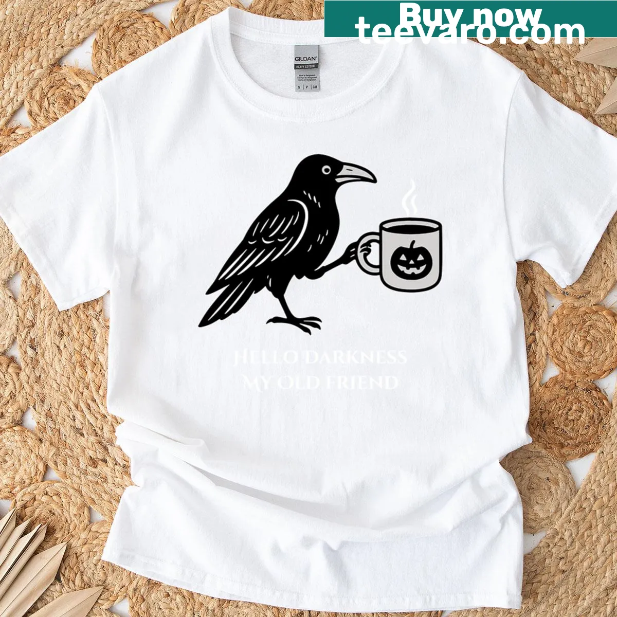 T-shirt featuring a humorous graphic of a classic lyric — on a men's t-shirt