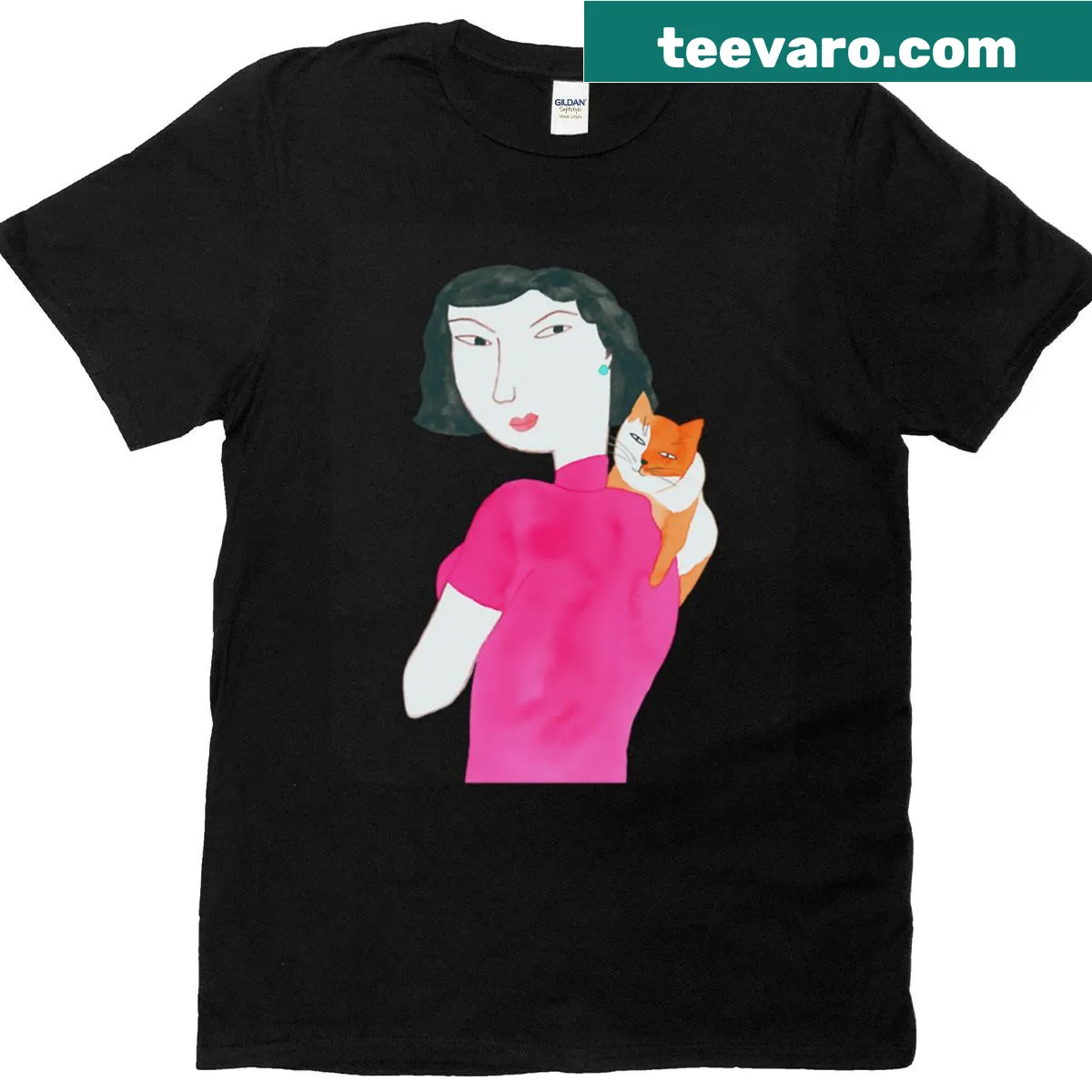 Cute t-shirt featuring an illustration of a parrot and playful text — on a men's t-shirt