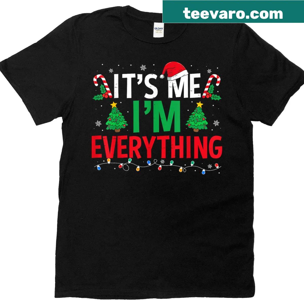 Couples T-shirt with a heartfelt Christmas sentiment. — on a men's t-shirt