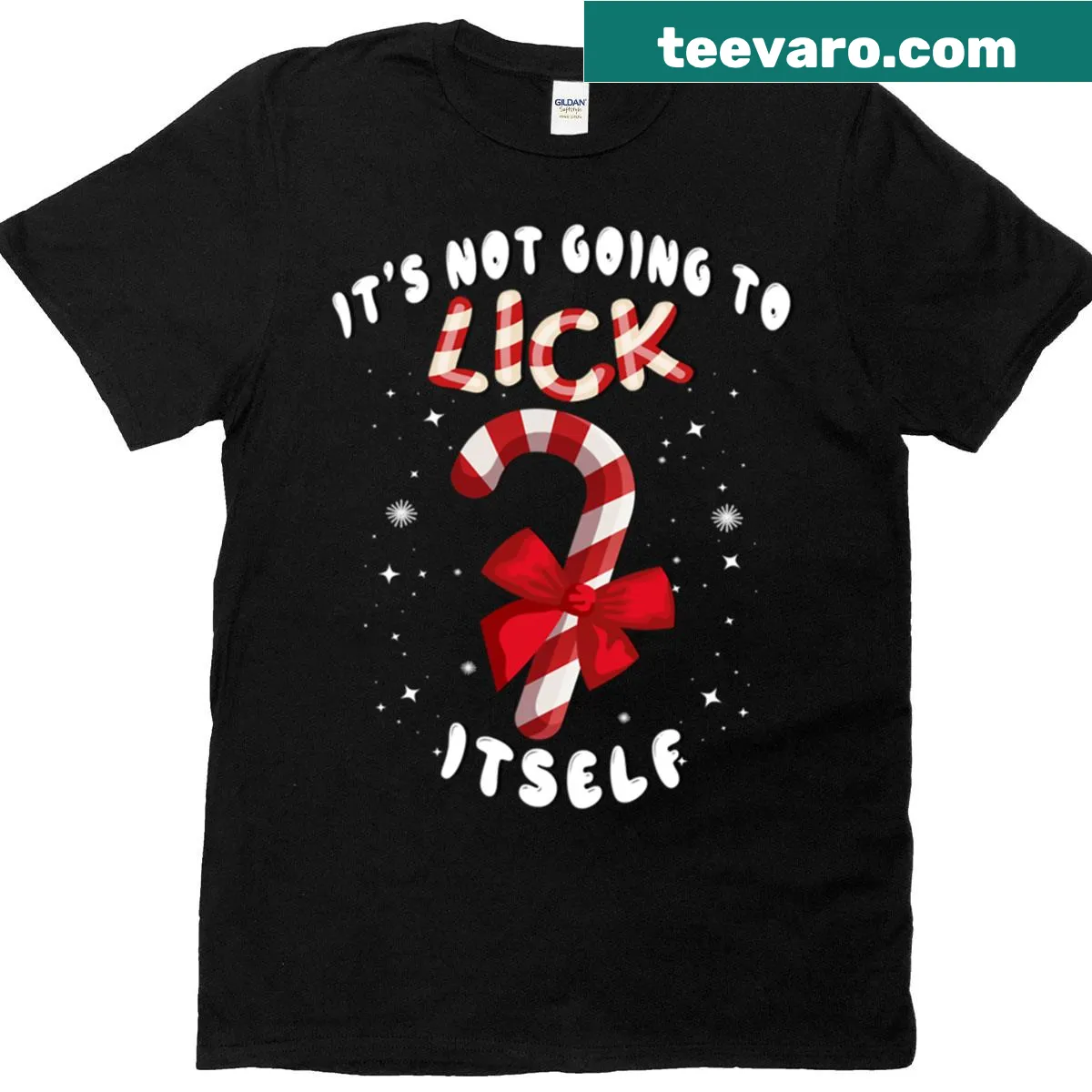 Funny dirty Christmas T-shirt with humorous text — on a men's t-shirt