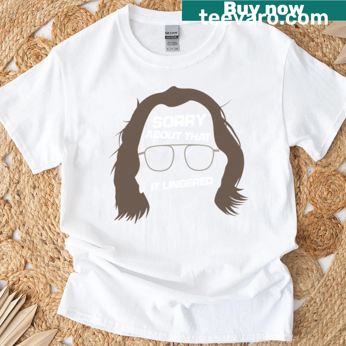 Illustrated Jackson Lamb t-shirt inspired by Slow Horses series — on a men's t-shirt