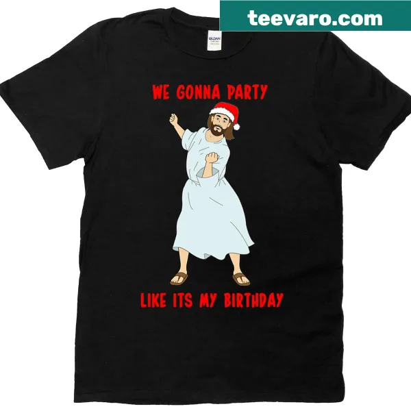 Jesus Birthday T-shirt with festive typography celebrating the occasion