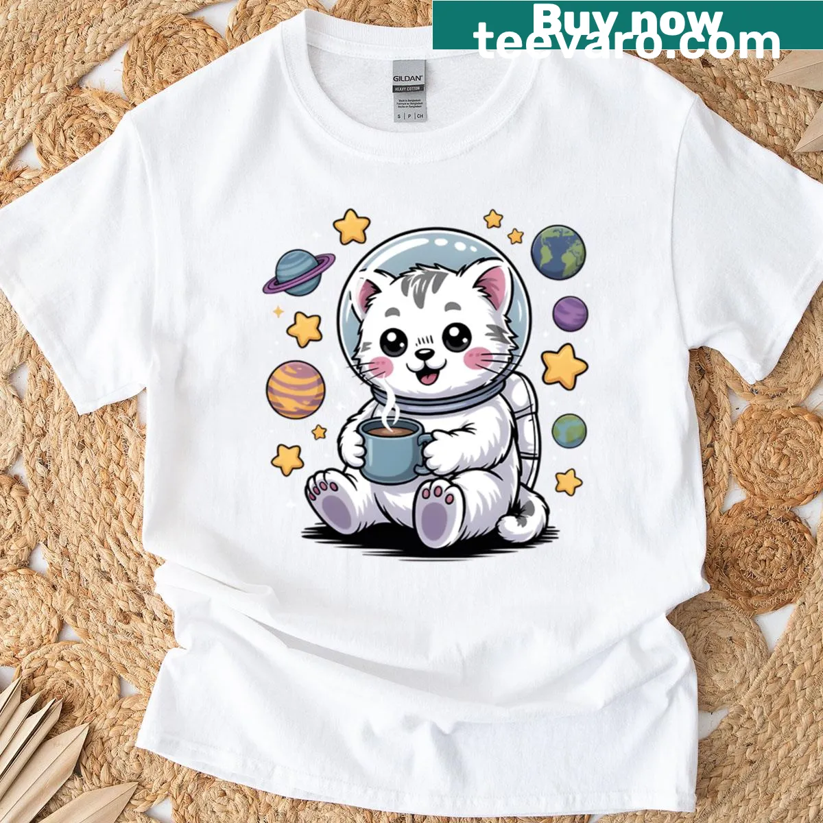 T-shirt with the phrase 'Learn About Gravity.' — on a men's t-shirt