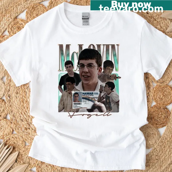 Vintage retro McLovin Fogell T-shirt design