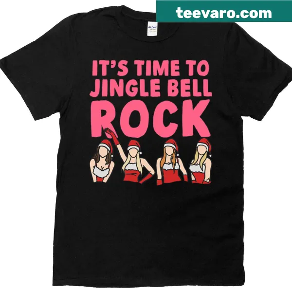 Mean Girls themed Christmas T-shirt with 'fetch' graphic