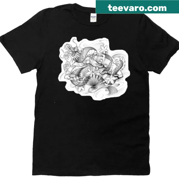 Illustrative design promoting new beginnings on a t-shirt