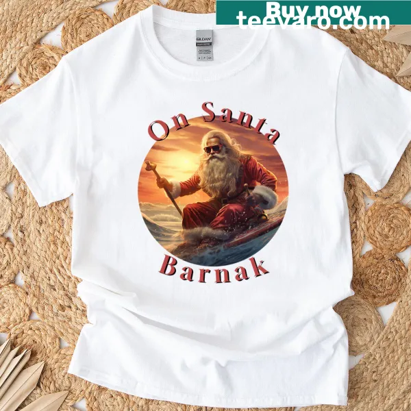 Illustration of Santa Barnak on T-shirt