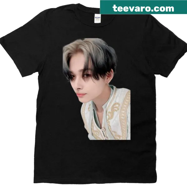 Cartoon design of a character with Oreo-style hair on a t-shirt