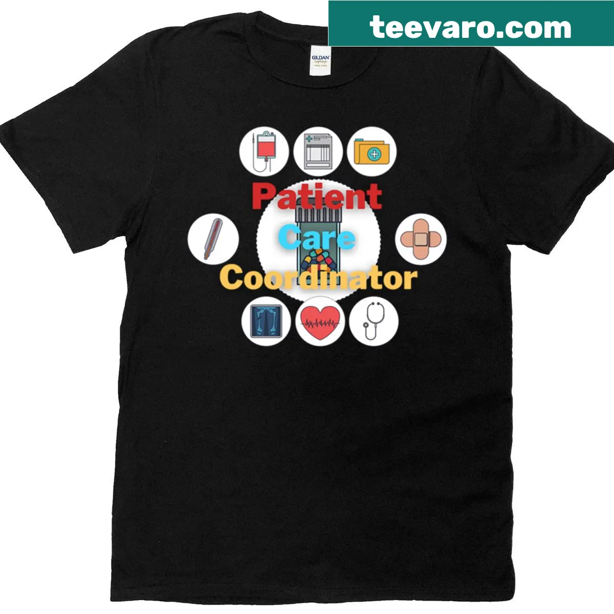 Funny Patient Care Coordinator T-shirt design — on a men's t-shirt