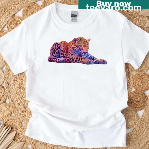 Mosaic design of a Pharaoh Tiger on a t-shirt