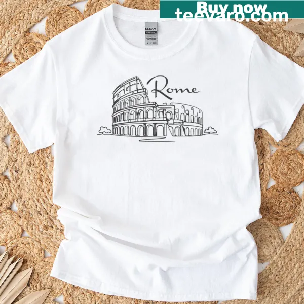 Illustration of Rome's architecture representing the Eternal City