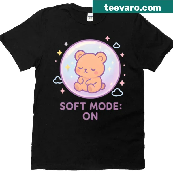 Kawaii bubble bear graphic on a cute T-shirt