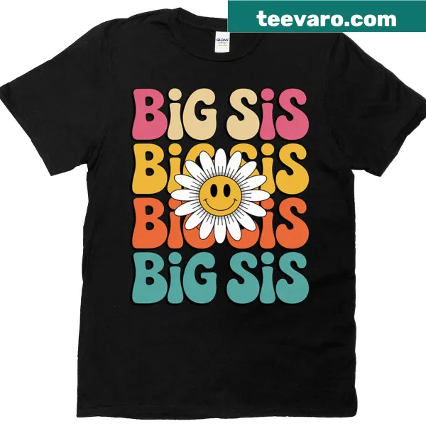 Proud announcement t-shirt for soon to be big sisters