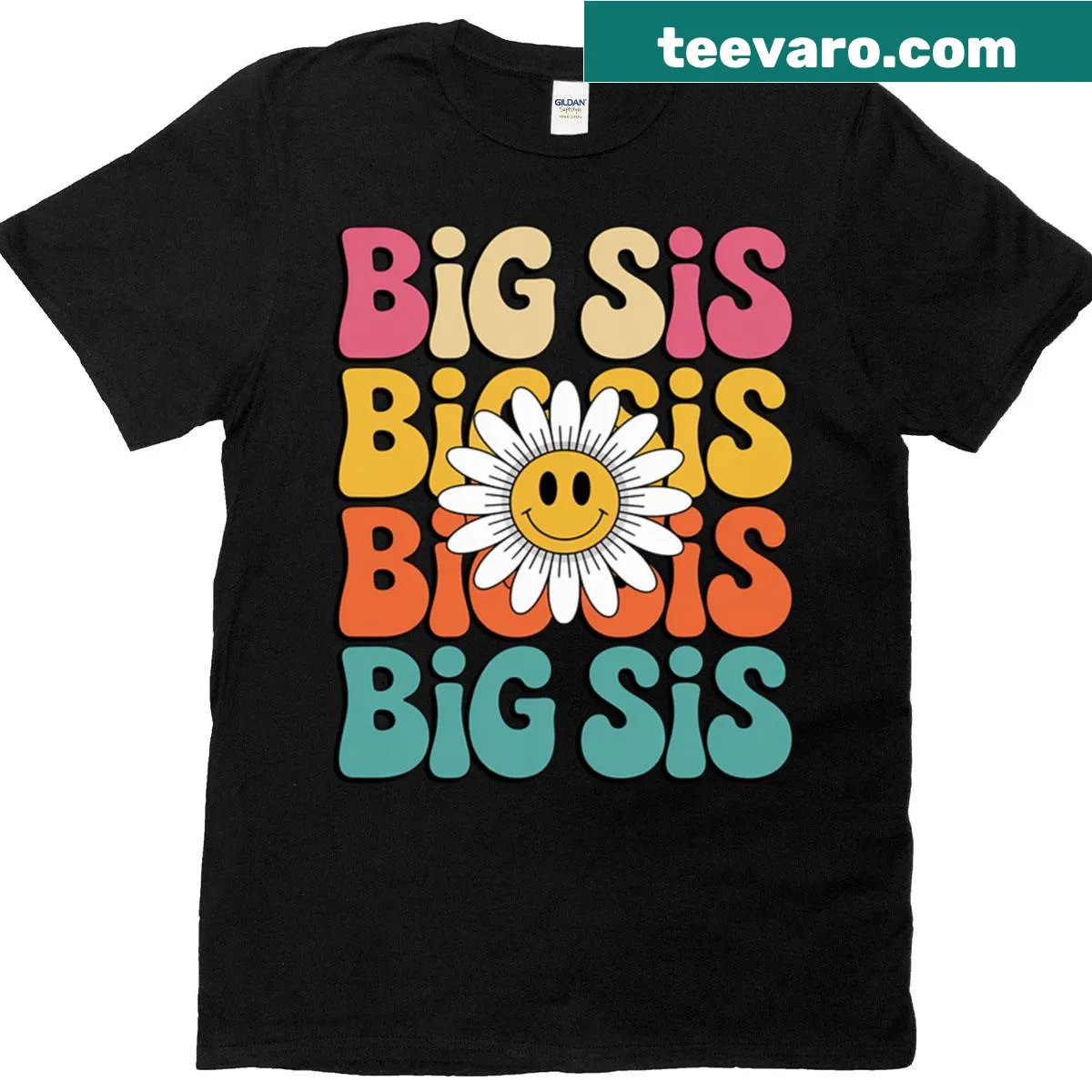 Proud announcement t-shirt for soon to be big sisters — on a men's t-shirt