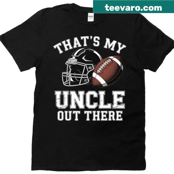Proud Uncle Football T-shirt with bold typography