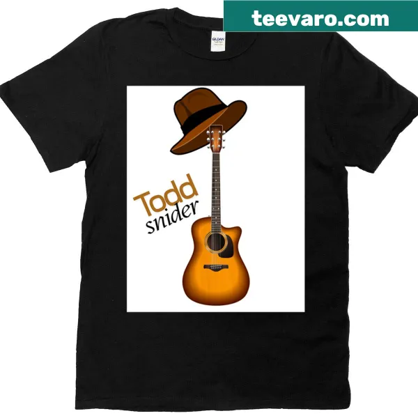 Simple design showcasing Todd Snider's name on a casual t-shirt
