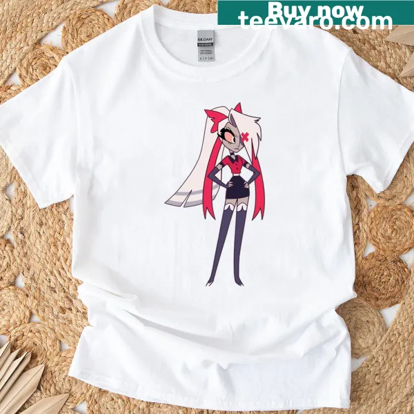 Vaggie design T-shirt from Hazbin Hotel series