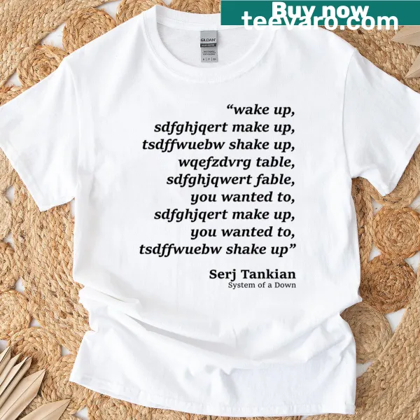 System Of A Down parody t-shirt featuring a humorous twist on 'Chop Suey'