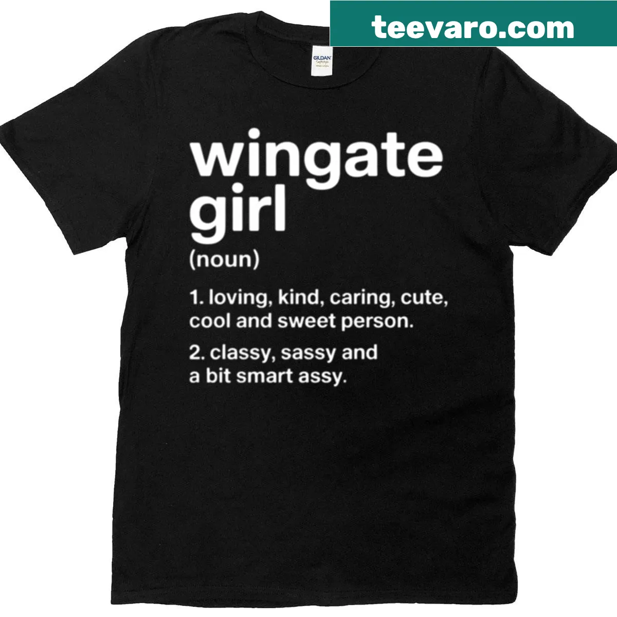 Illustrated Wingate girl T-shirt featuring North Carolina outline and roots — on a men's t-shirt