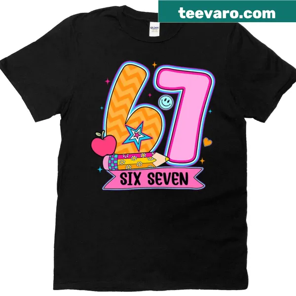 Humorous teacher-themed graphic featuring the text '67 for Teachers'