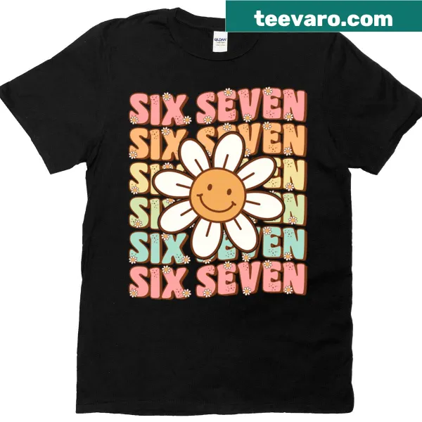 Funny Kids T-shirt featuring 67 Meme Gen Alpha slang design.
