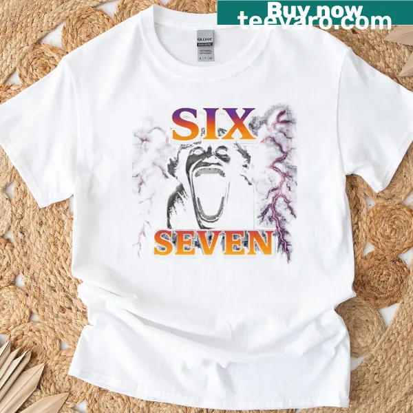 Funny bootleg meme t-shirt with 67 six seven phrase