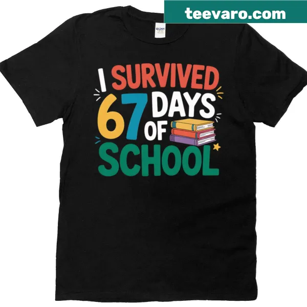 Funny teacher survival graphic T-shirt