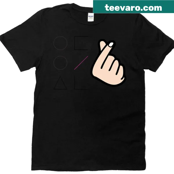 T-shirt featuring the Loona hand sign with 'Annyeonghaseyo' graphic.