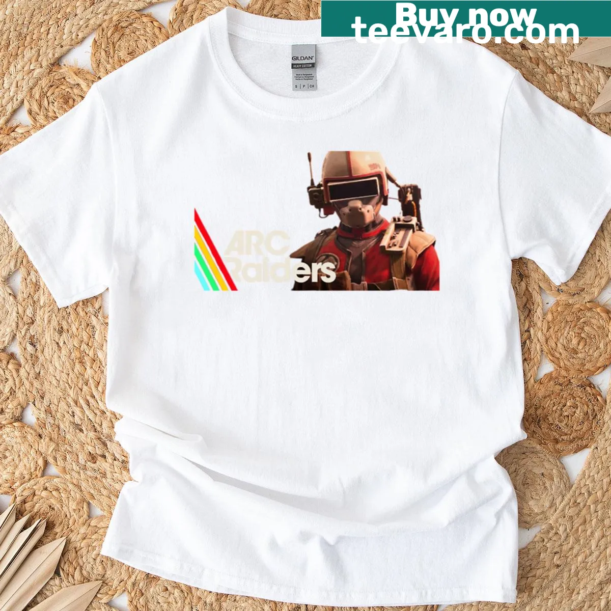 Arc Raiders custom logo T-shirt for gamers — on a men's t-shirt